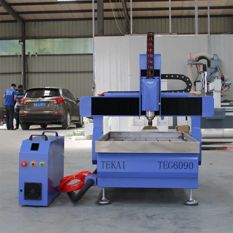 

1.5kw Water Cooling Spindle 3d Cutting Engraving Machine For Plywood CNC 6090 4 Axis Wood Processing