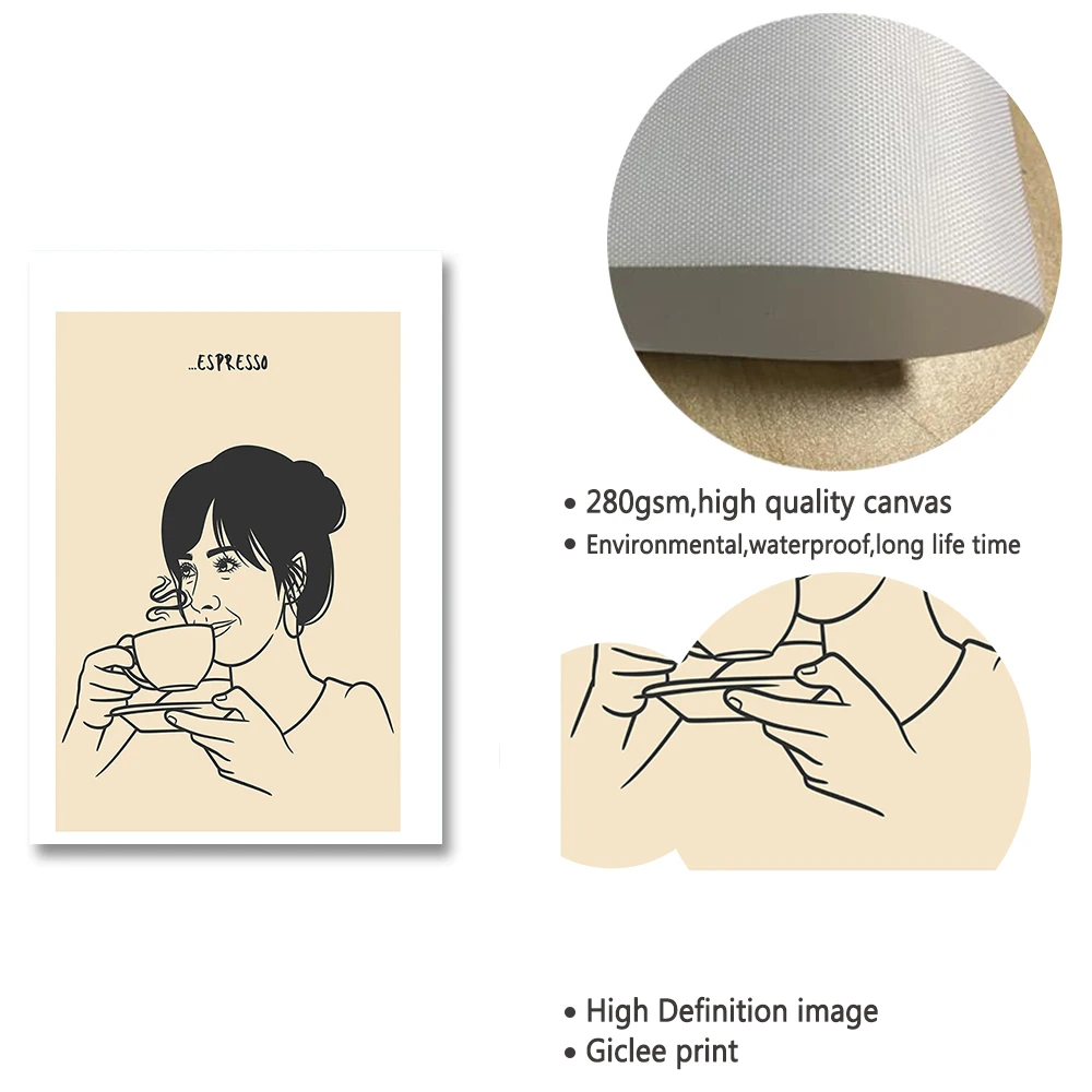 Модульные бежевые картины в скандинавском стиле печатный плакат рисунок на