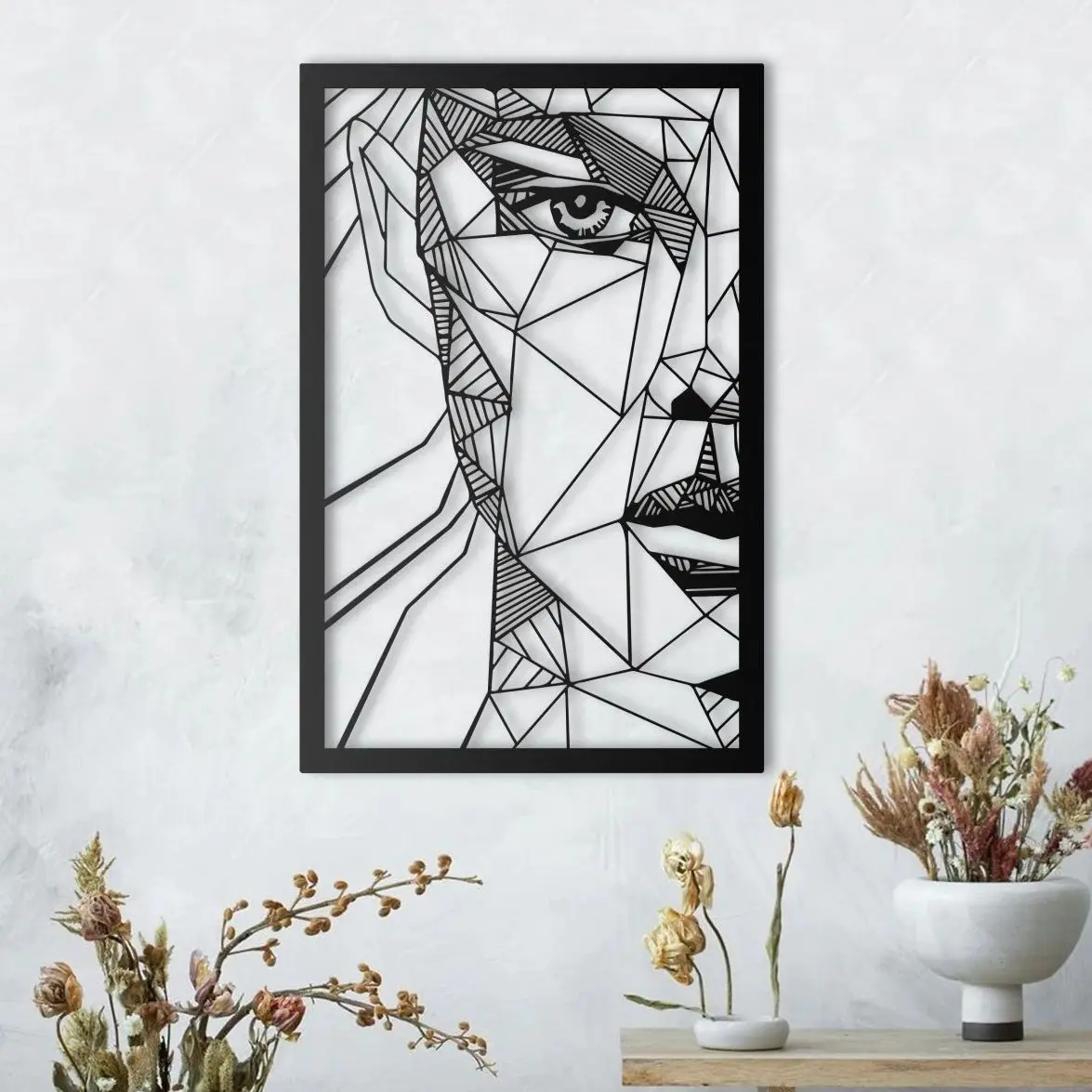 

Эстетичный художественный дизайн, металлический стол, асимметричные линии с необычным дизайном, черный внешний вид, качественный материал