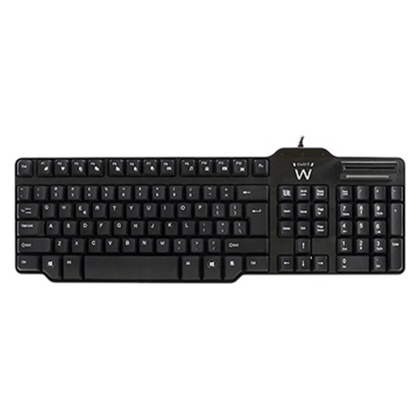 Клавиатура с Reader Ewent EW3252 DNI Black (испанский)|Клавиатуры| |