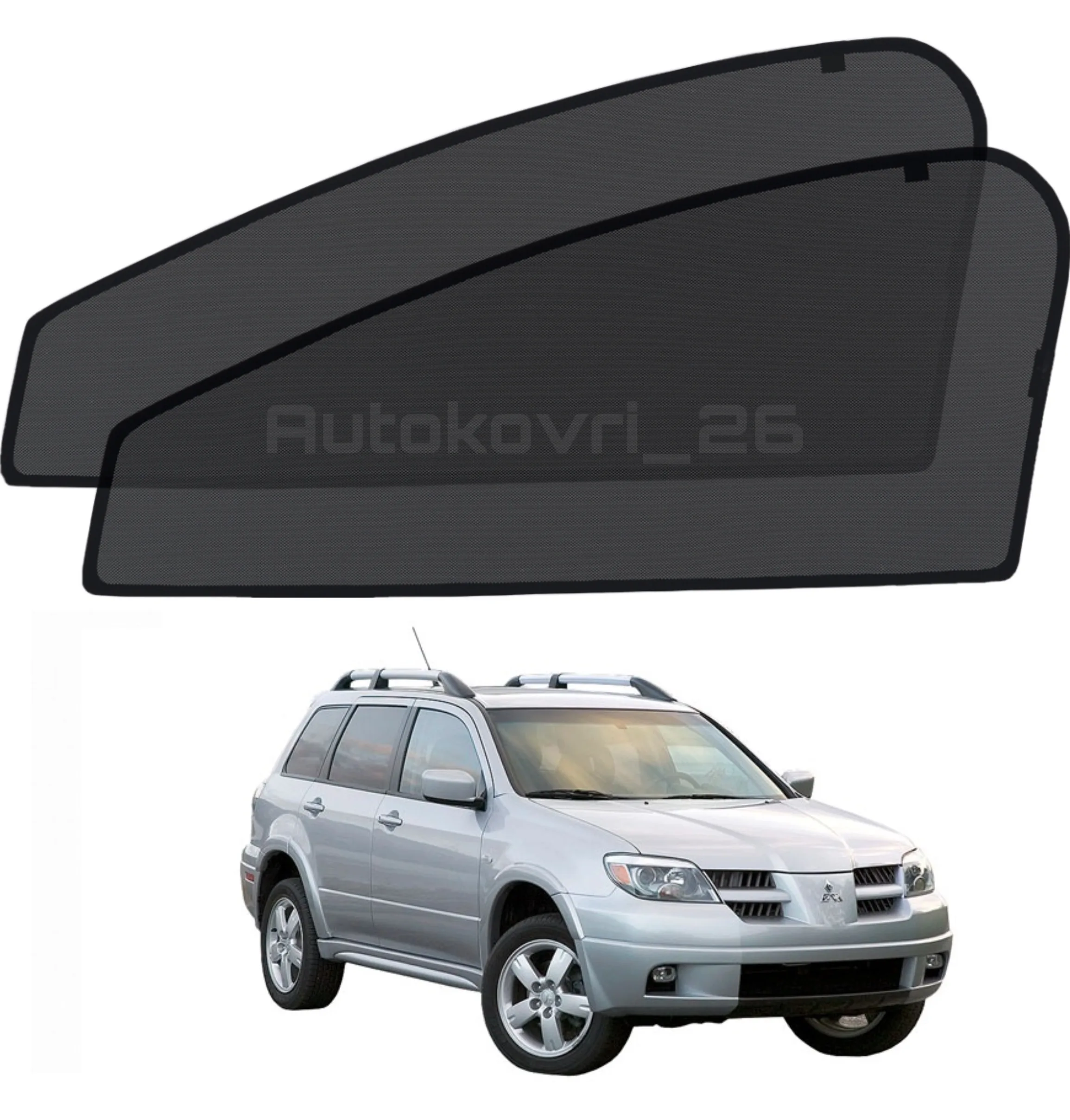 АВТО ШТОРКИ СЕТКИ КАРКАСНЫЕ НА МИТСУБИШИ АУТЛЕНДЕР 1 MITSUBISHI ...