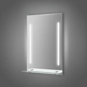 Зеркало с полкой Evoform Ledline S со светильником 2 W 40x75 см (BY 2151)|Столики раковиной для