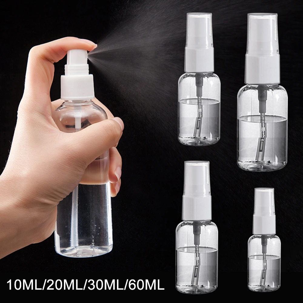 

Refillable Bottles Travel Transparent Plastic Perfume Atomizer Empty Small Spray Bottle 10ml/30ml Toxic Free Safe Dropship