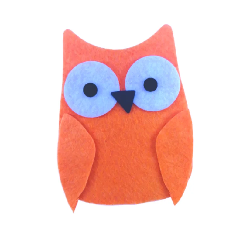 DIY войлочные милые совы ручной работы для детского сада резные изделия тканевый