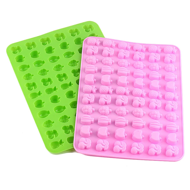 66-полости мини фрукты силиконовая форма для мастики ананас виноград яблоко