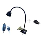 Светодиодная настольная лампа с прищепкой ,гибкий светильник для чтения и обучения, освещение для спальни и учебы