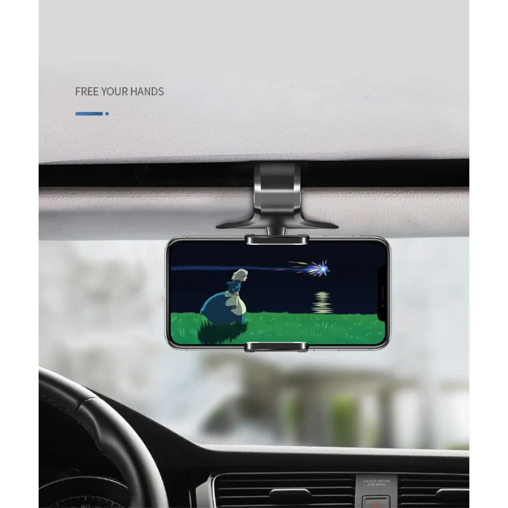 Поддержка смартфона GPS car 3 в 1: зажим для приборной панели/козырька и AC Зажим