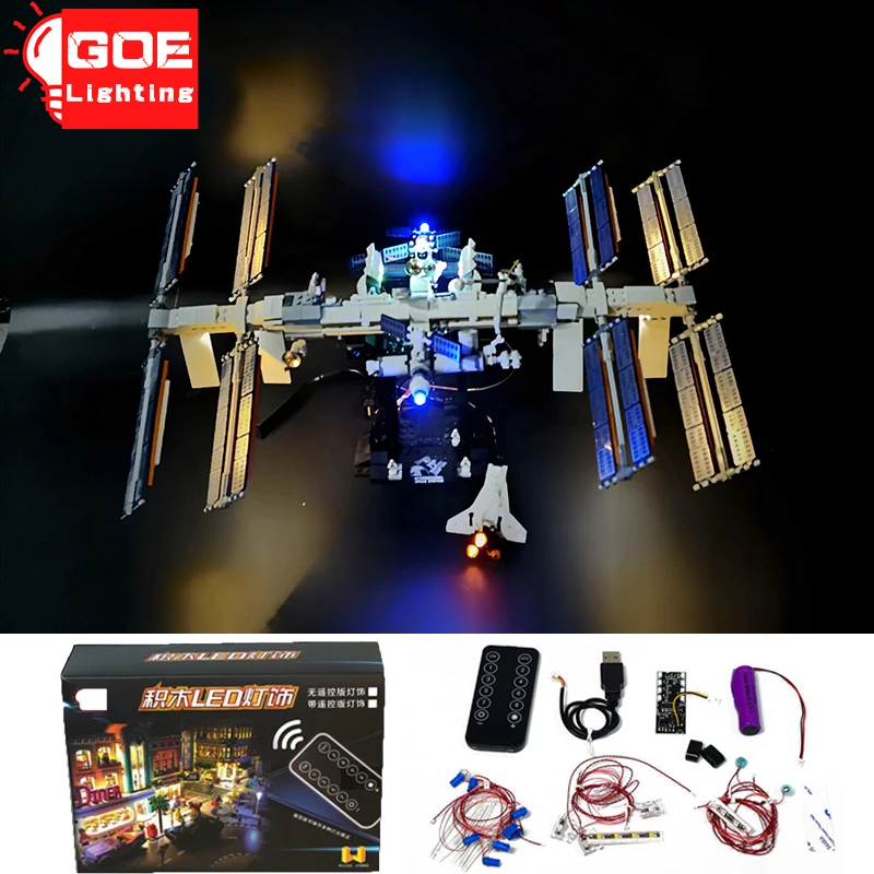 

GOELIGHTING Brand LED Light Up Kit For Lego 21321 For International Space Station Building Blocks Lamp Set Toy(Only Light Group)