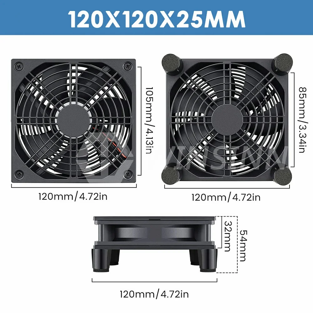 WINSINN Приемник winнаклейки DVR Xbox TV приставка маршрутизатор чехол вентилятор USB