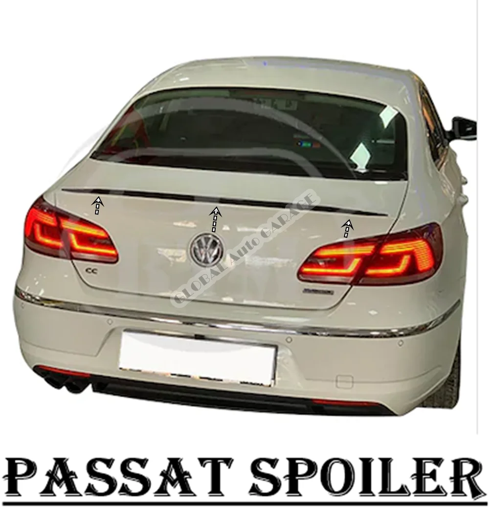 

Спойлер для VOLKSWAGEN PASSAT B5 B6 B7 B8 2000-2021, автомобильный аксессуар, универсальные спойлеры, автомобильная антенна для стайлинга автомобильного порога, диффузор