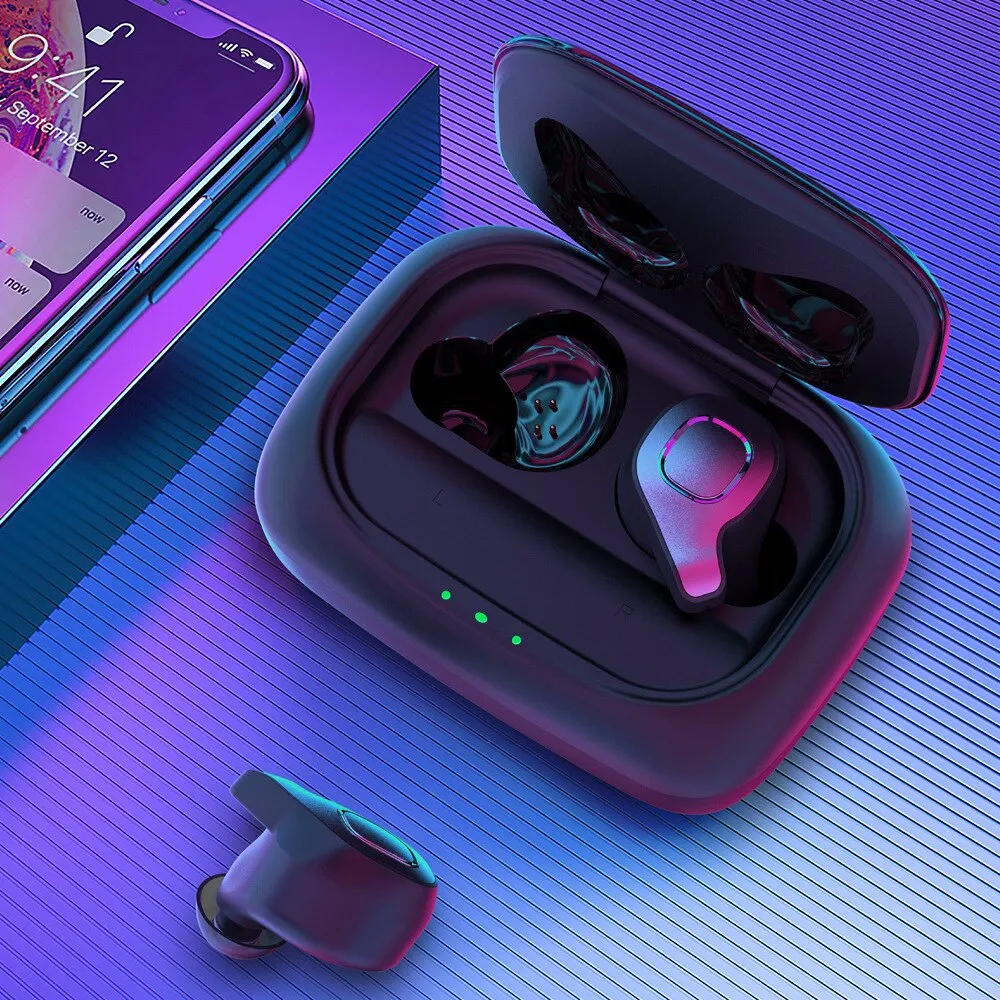 

TWS-стереонаушники F8 с поддержкой Bluetooth 5,0 и зарядным футляром, 30 шт.