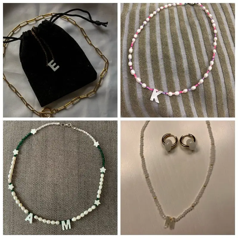 Подвеска-ракушка в виде букв алфавита ABC 26 | Украшения и аксессуары