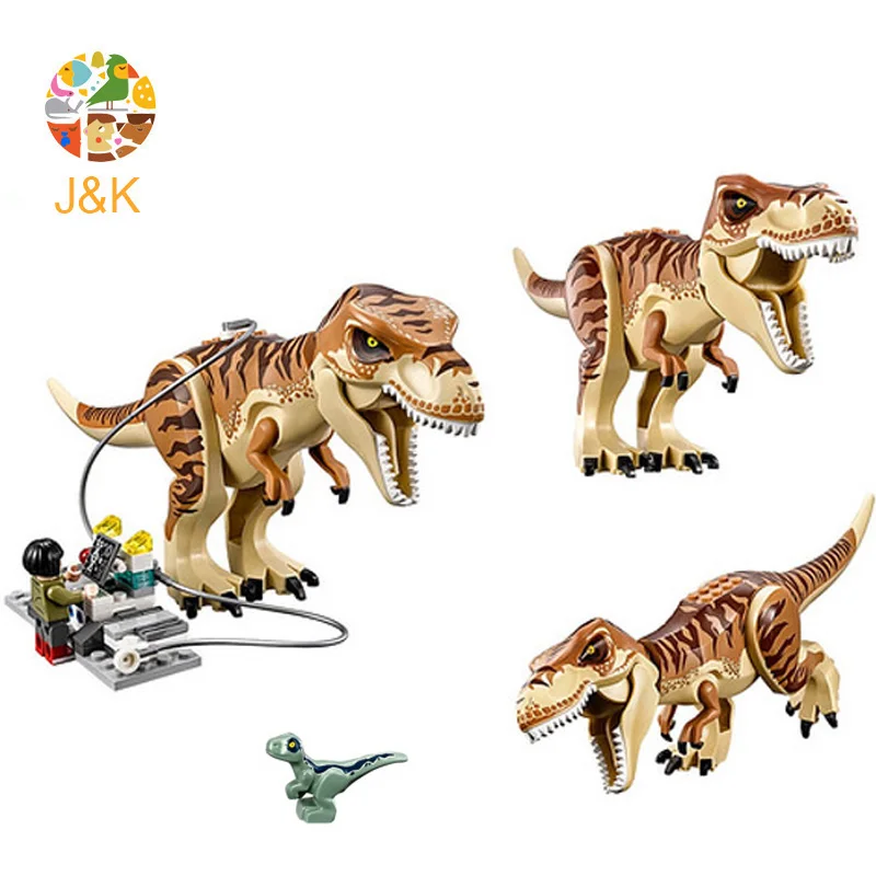 2018 Новый 75933 638 шт мир Юрского периода тираннозавр рекс транспортная Модель