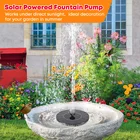 Водяной мини-фонтан на солнечной батарее, детский бассейн, водопад, садовое украшение, уличная плавающая вода на солнечной батарее