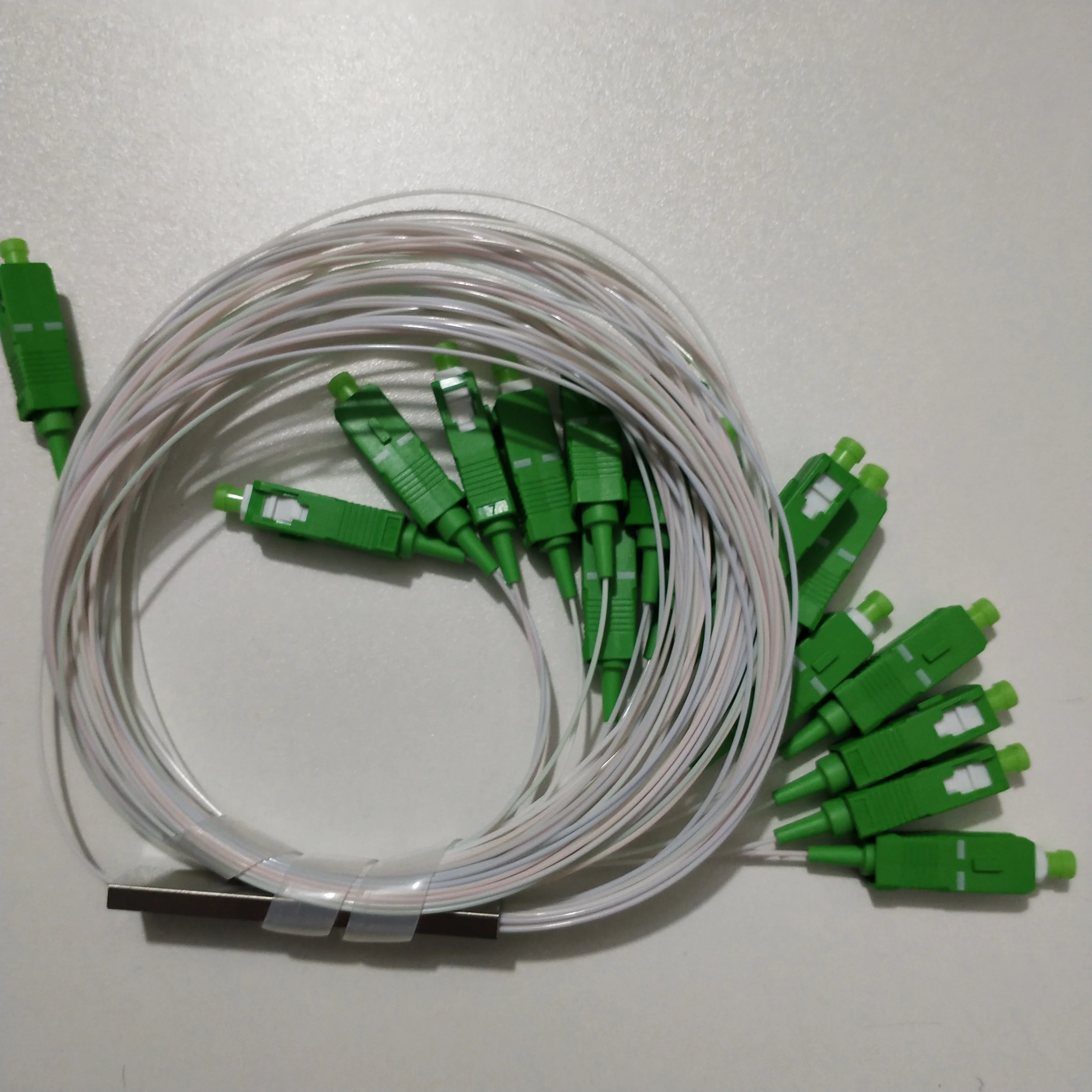 Хорошая цена 10 шт./лот 0 9 мм стальная трубка волоконно оптический ПЛК сплиттер 1x16