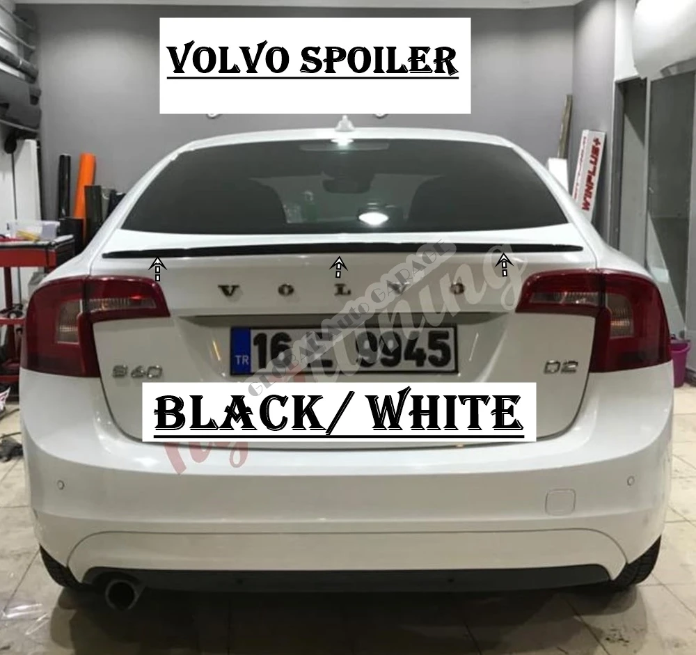 Спойлер Для Седана VOLVO S60 2000-2021 автомобильный аксессуар универсальные спойлеры