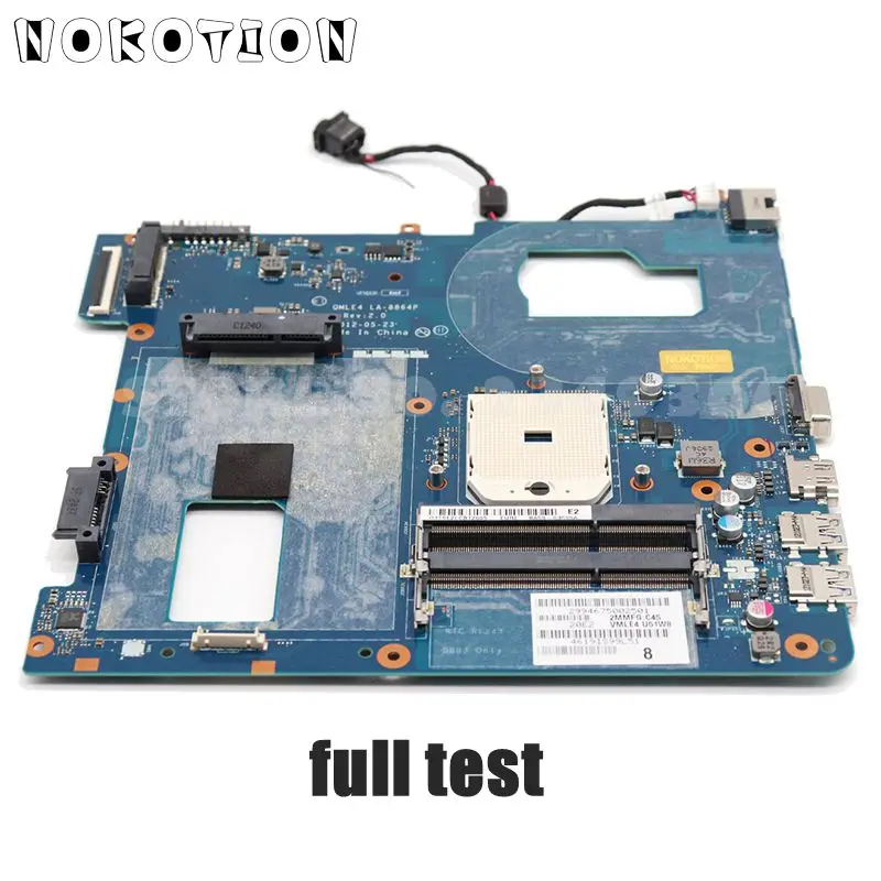 Материнская плата NOKOTION QMLE4 LA 8864P для Samsung NP365 NP365E5C NP355V5C материнская ноутбука разъем