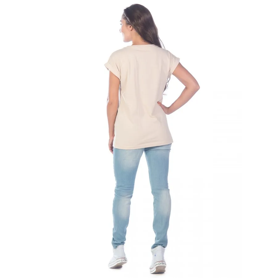 Футболка с принтом Пятна леопарда КФ1148П11 бежевый | Мужская одежда