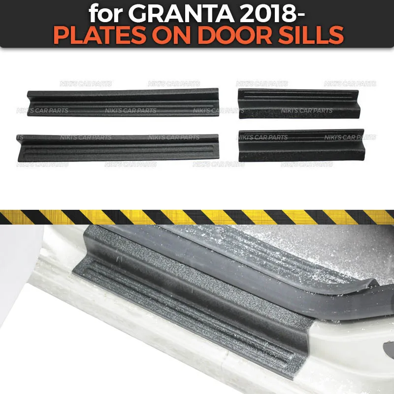 Накладка на пороги для Lada Granta FL 2018 1 set / 4 шт. аксессуары отделки из АБС пластика