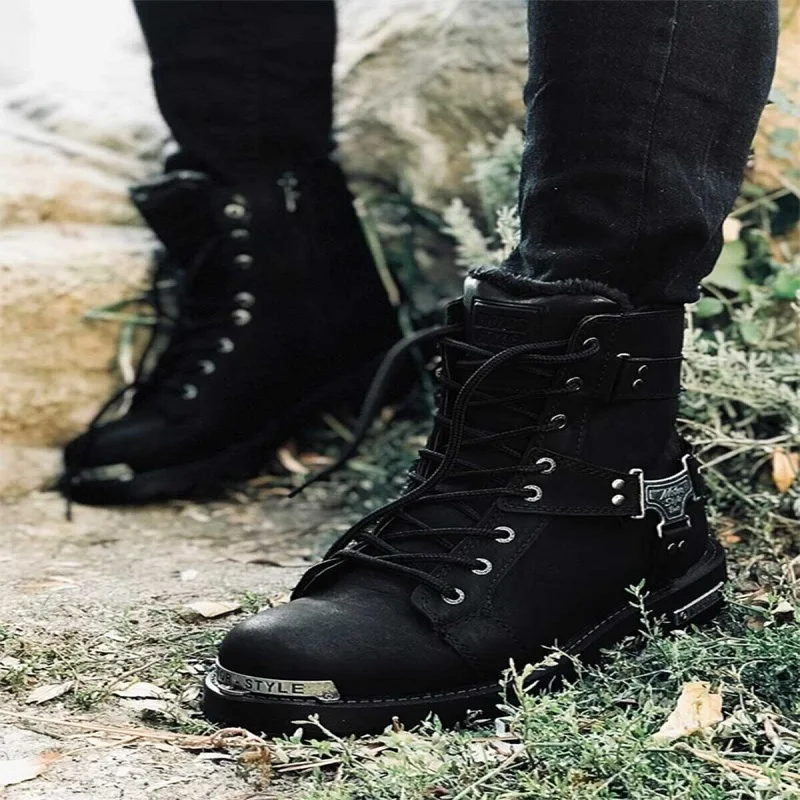 

Men's boots steel detailed 2021 black