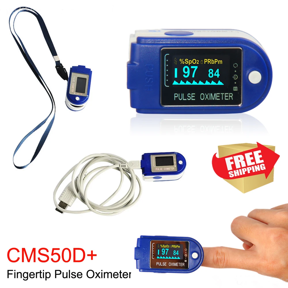 

CE CONTEC Pulse Oximeter USB Dual-color OLED display Oxygen Saturation Meter Protable Heart Rate Monitor Finger Oximeter