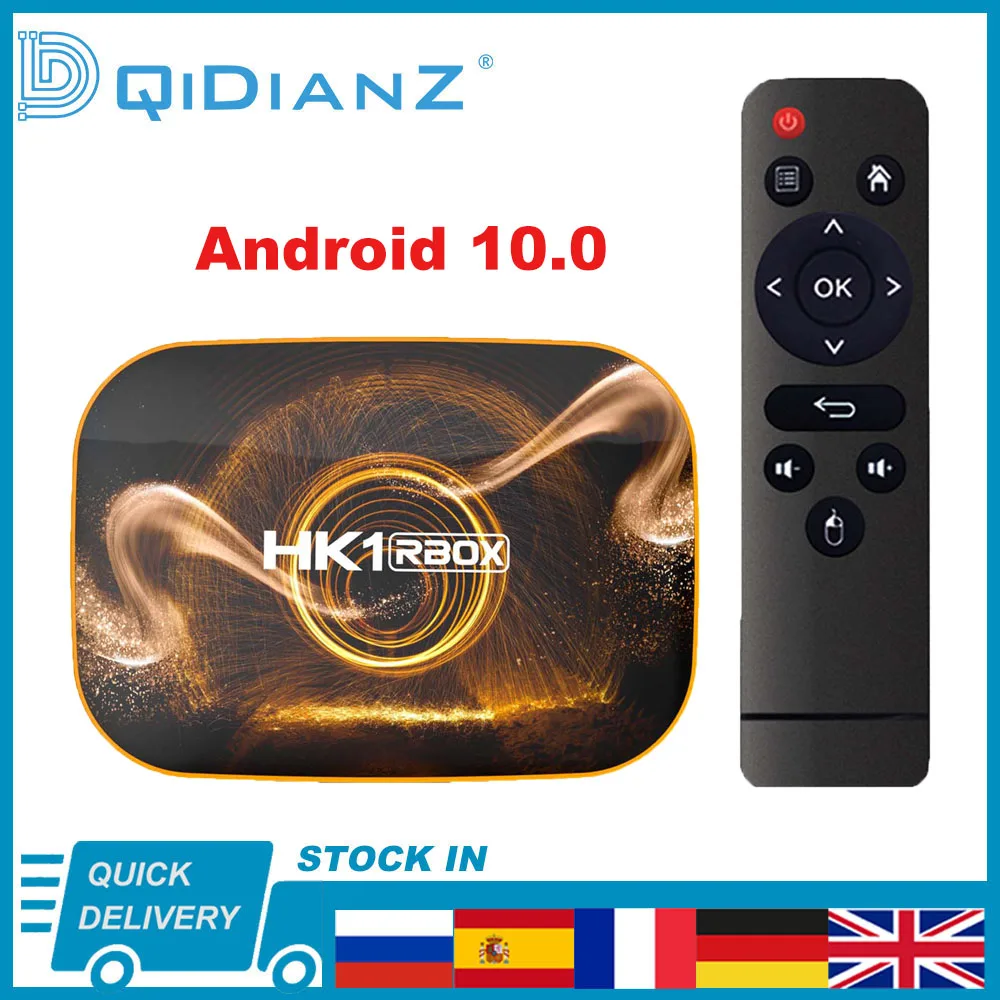 HK1 RBOX R1 Smart TV BOX Android 10.0 4gb 4K WIFI 1080p RK3318 HK1RBOX media player set top box | Электроника