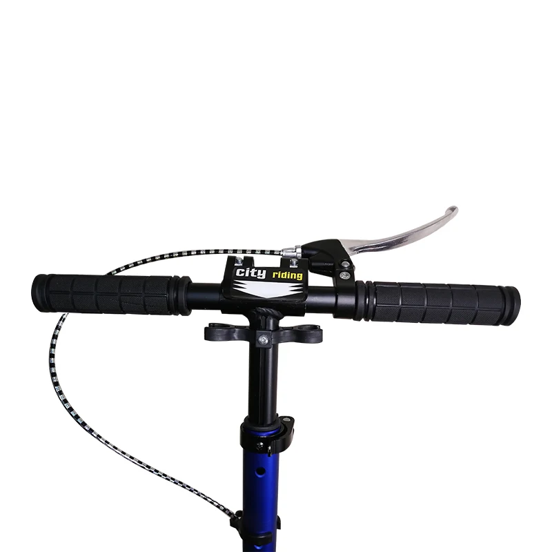 Скутер для взрослых с рамкой из алюминиевого сплава прозрачным колесиком 20 см