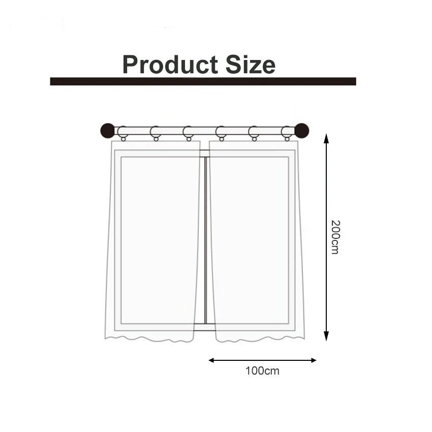 

Hozada 1PC Curtains Window Curtains Geometric Hollow Out Draperies Home Bedroom Curtains Window Treatment100X200cm