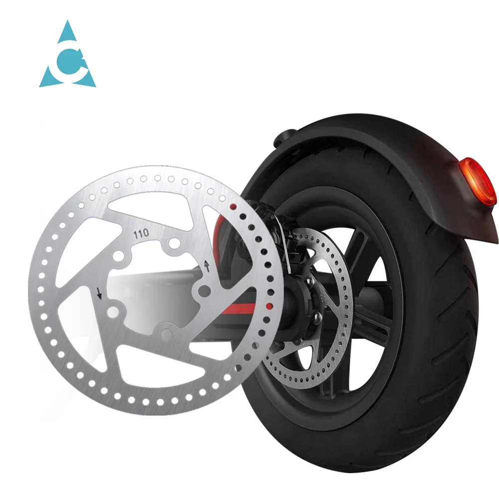 110mm 120mm Brake Disc Rotor Replacement Parts with 5pcs Screws for xiaomi Mijia M365 pro Electric Scooter Skateboard