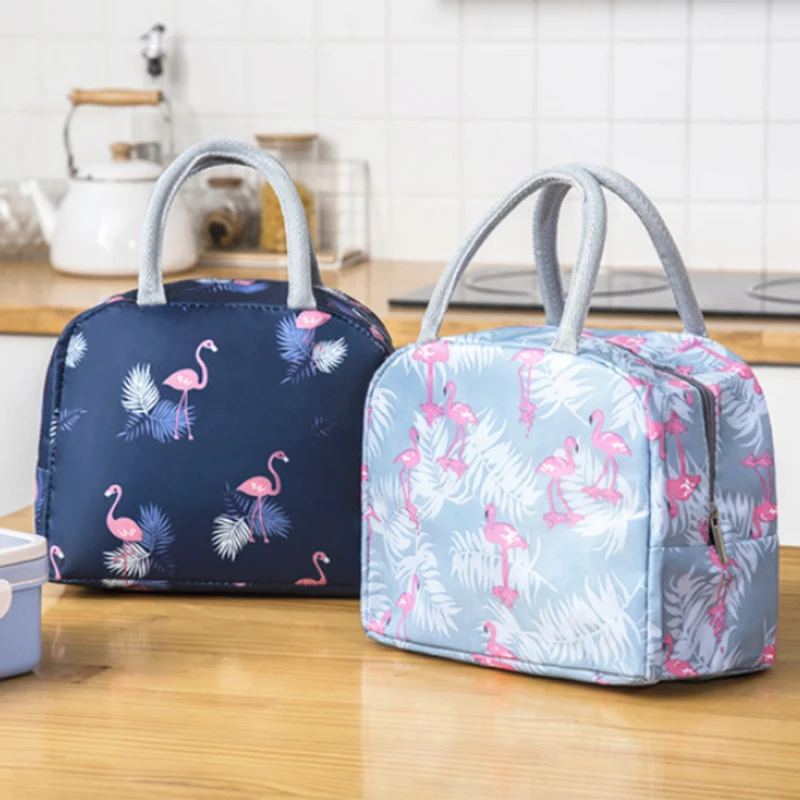 Сумка тоут для ланча изолированная коробка контейнер горячих и холодных