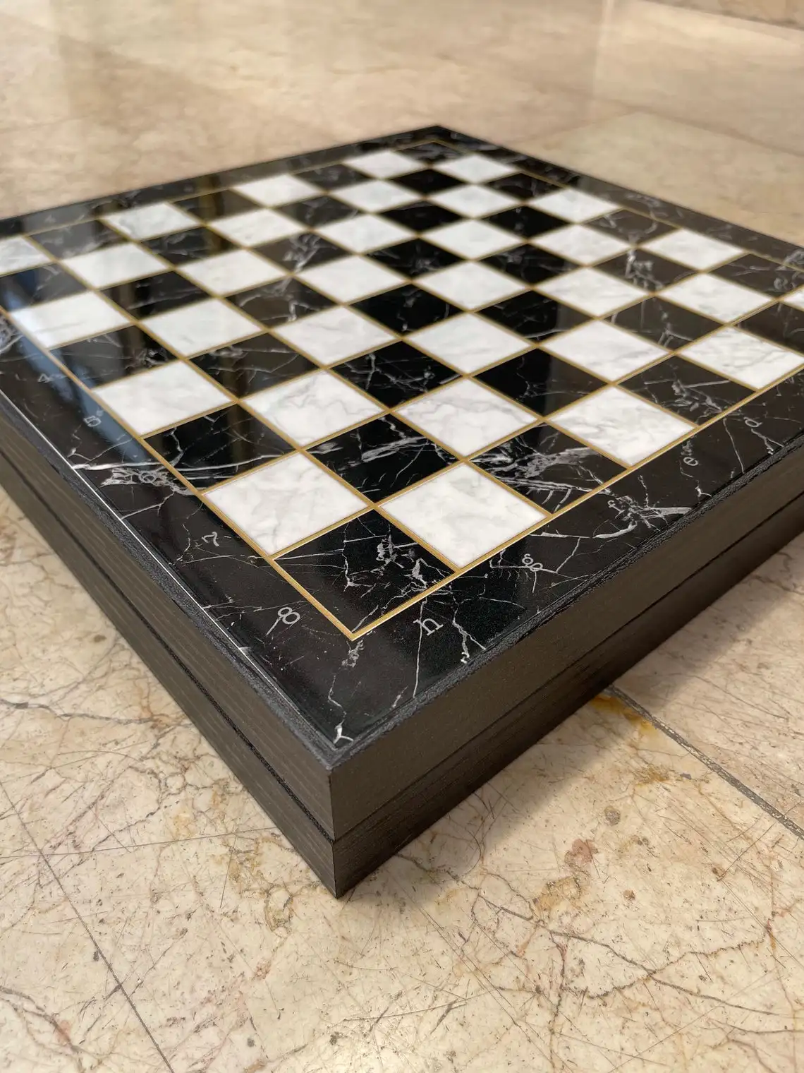 Персонализированный Деревянный Шахматный набор VIP с мозаичным узором