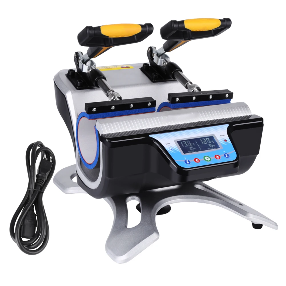 220V ST 210 двойные станции термокомпрессор для печатания на чашке Пресс