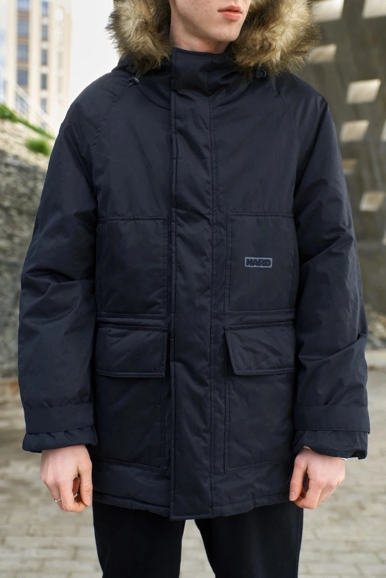 Куртка HARD Alaska Черная | Мужская одежда