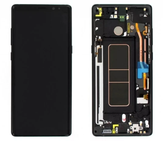Дисплей для Samsung N950F/DS (Note 8) + тачскрин черный ориг 100%|Экраны мобильных телефонов| |
