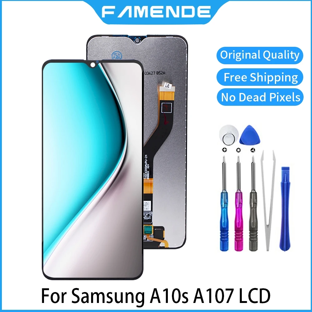 100% Original LCD For Samsung Galaxy A10S A107 A107F A107M A107F/DS OLED LCD Display Screen Digitizer Assembly Replacement