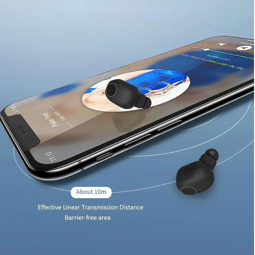 Белый Q1TWS истинные беспроводные 3D стерео Bluetooth наушники гарнитура двойной bluetooth