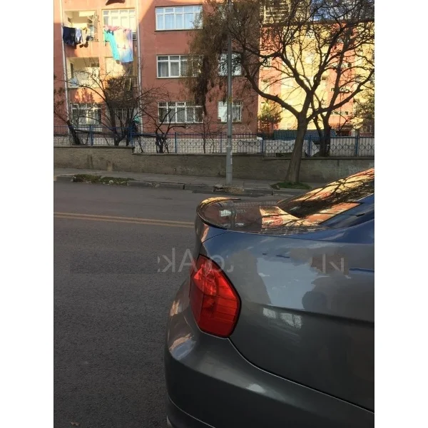 Черный мягкий спойлер для багажника на крышу автомобиля BMW 3 серии E90 отделка