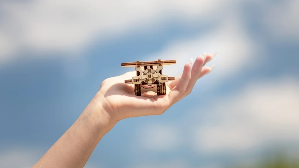 Деревянный конструктор брелок EWA &quotЭвик: Самолет&quot|Деревянные конструкторы| |