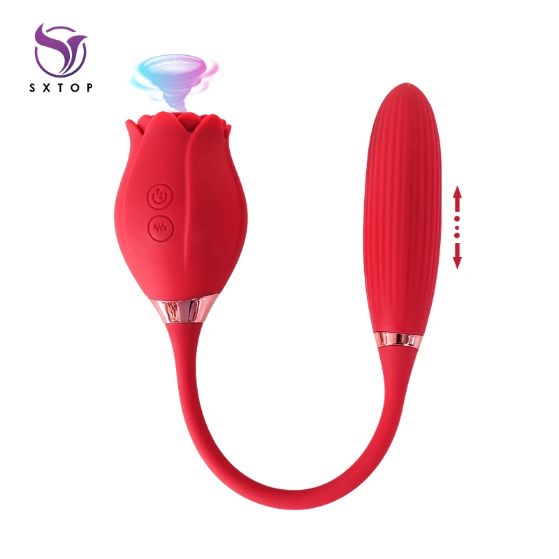 Розовый вибратор импульсная вагинальная всасывающая вибрация Эротическая