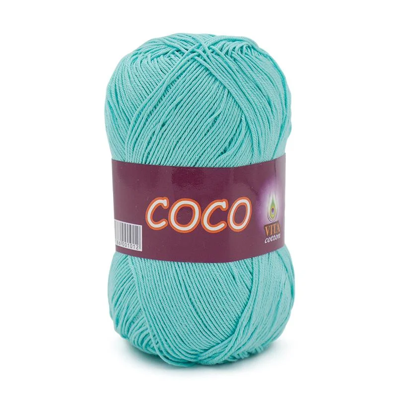 Пряжа Vita Coco Вита Коко Индия 100% мерсеризованный хлопок 50г/240м (3 мотка) |