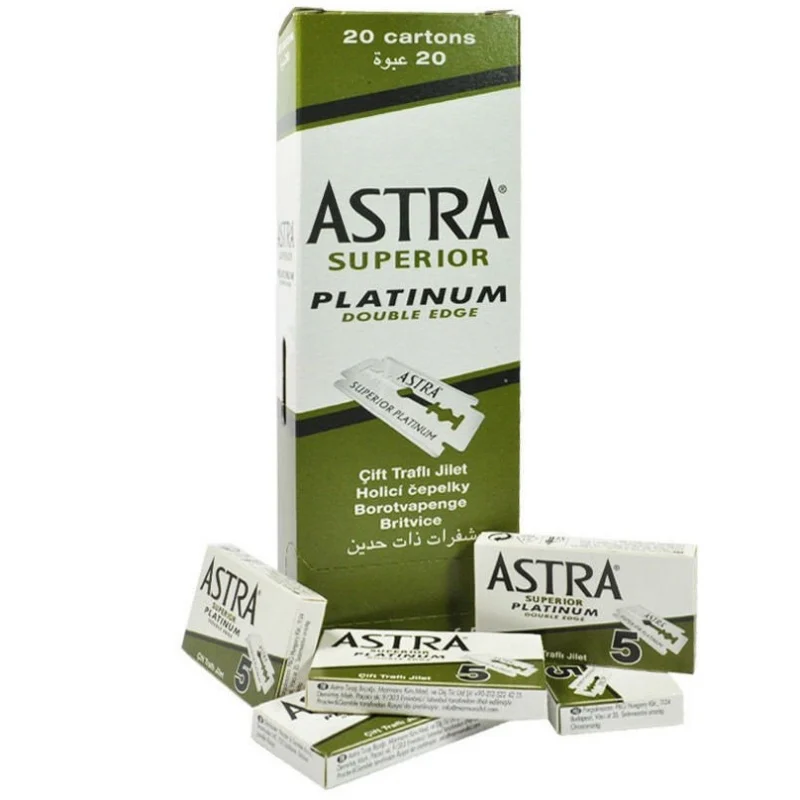 Двойные лезвия для бритвы Astra Superior Platinum|Бритва| |