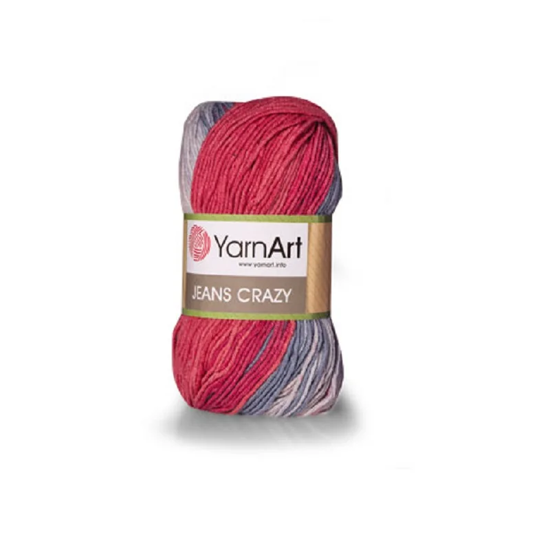 Yarnart джинсы Crazy пряжа 5x50gr 160mt ручное вязание крючком нить % хлопок 55 45 PolyAcr сочетает
