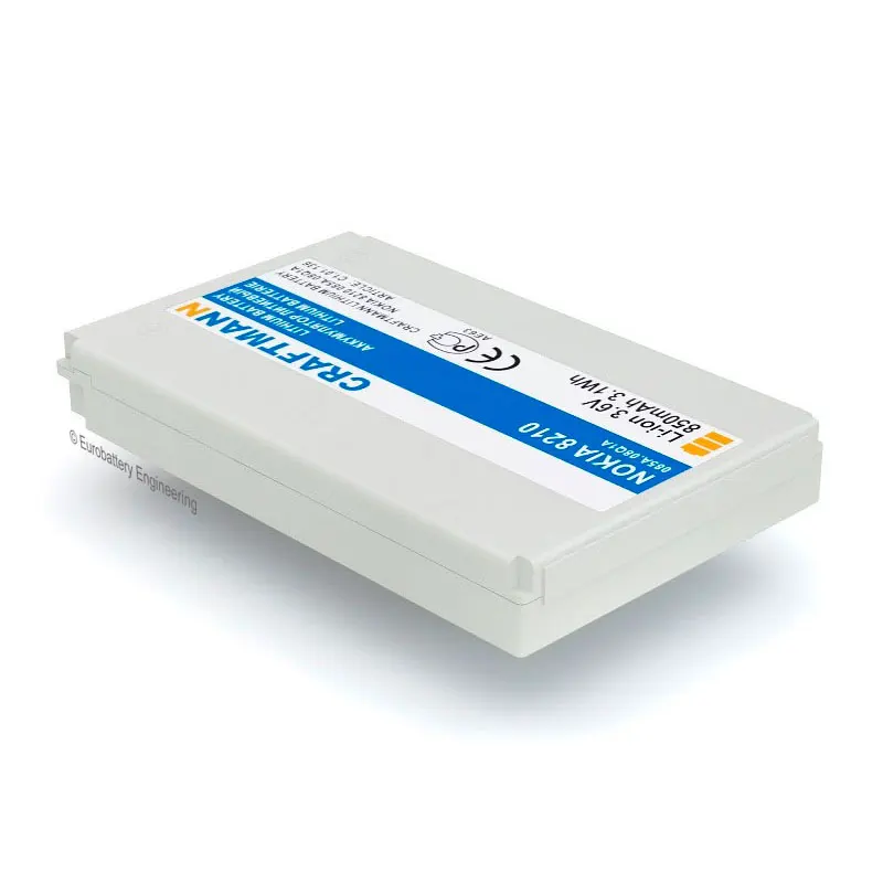 Батарея Craftmann 850 мАч для Nokia 5210/6510/6590/7650/8210/8250/8270/8310/8850/8855/8890/8910/8910i (BLB 2)|Аккумуляторы