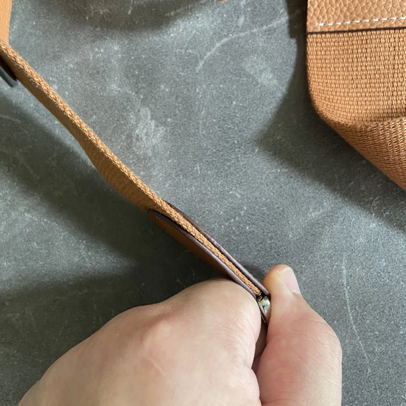 Custom  Leather Diagonal One-Shoulder Adjustable Bag Strap DIY Ladies Shoulder Strap Luxury Short Handle Strap Bag Accessories