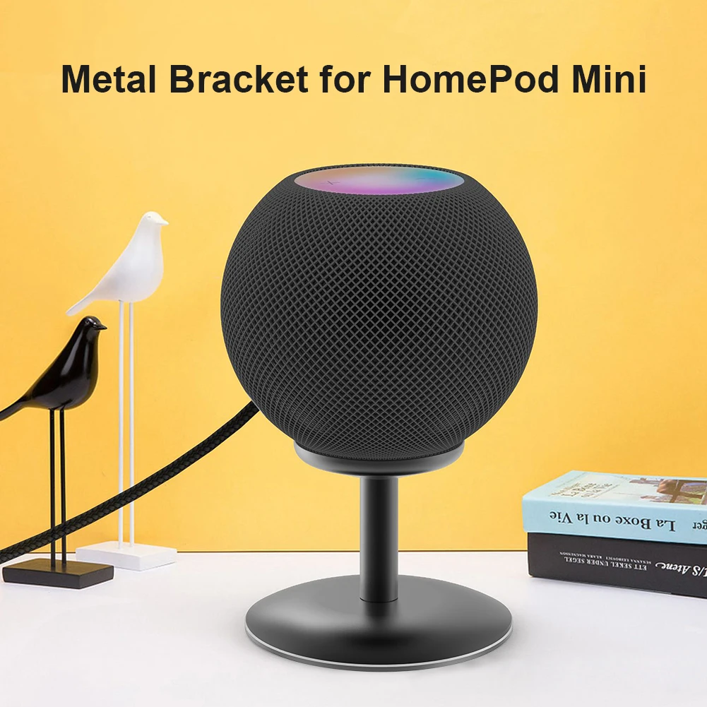 

Bracket Base Desktop Mounting Charging Mount Bracket Metal Base Stand for Apple HomePod Mini Speaker Stand Holder