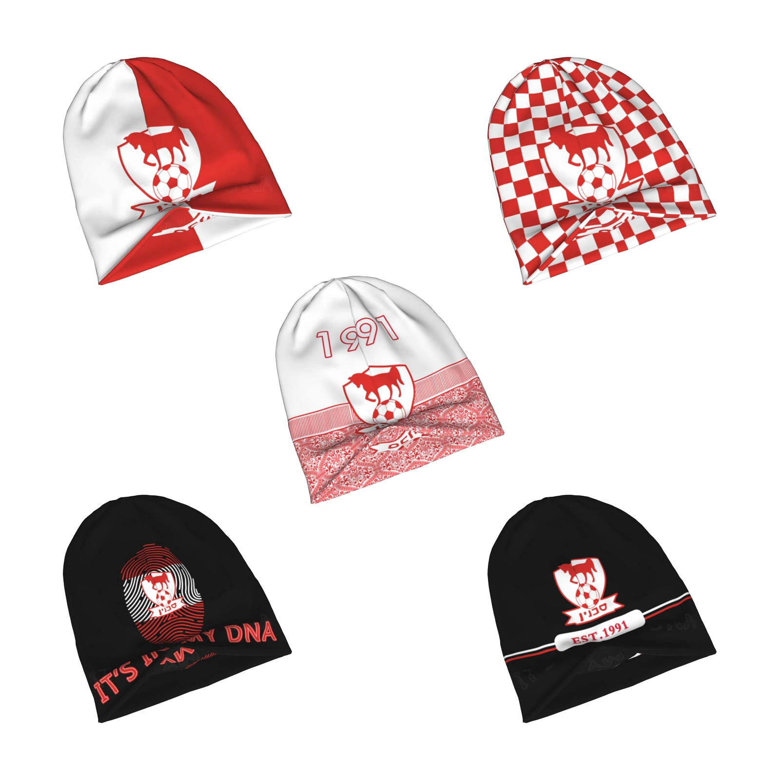 

Israel Bnei Sakhnin Fc Men's Printed Knit Hat Beanie Hat Daily Skull Cap Beanie Cap