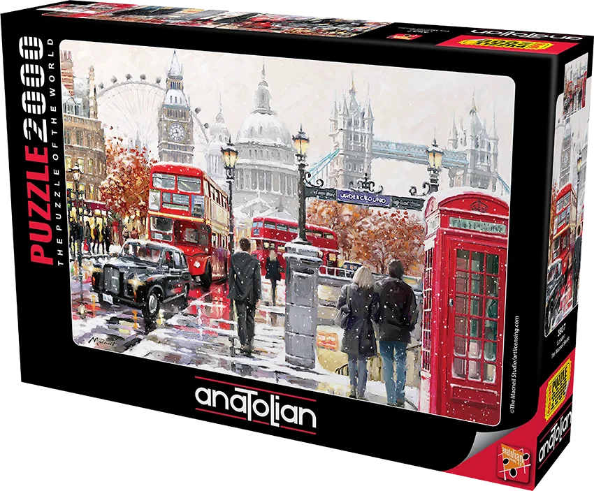 

London 2000 Piece Jigsaw Puzzle Paper Jigsaw Puzzle Educational Akıl Intelligence Game Holiday Decoration Table Gift 96x66 Cm Horizontally