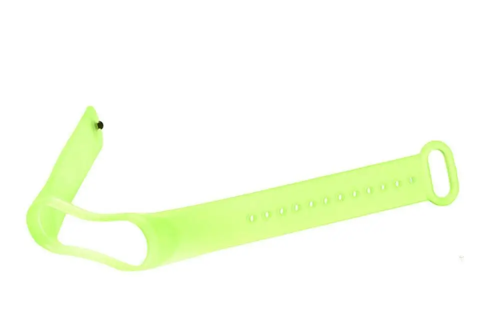 Ремешок для Mi Band 3/4 transparent silicone loop желтый|Ремешки часов| |
