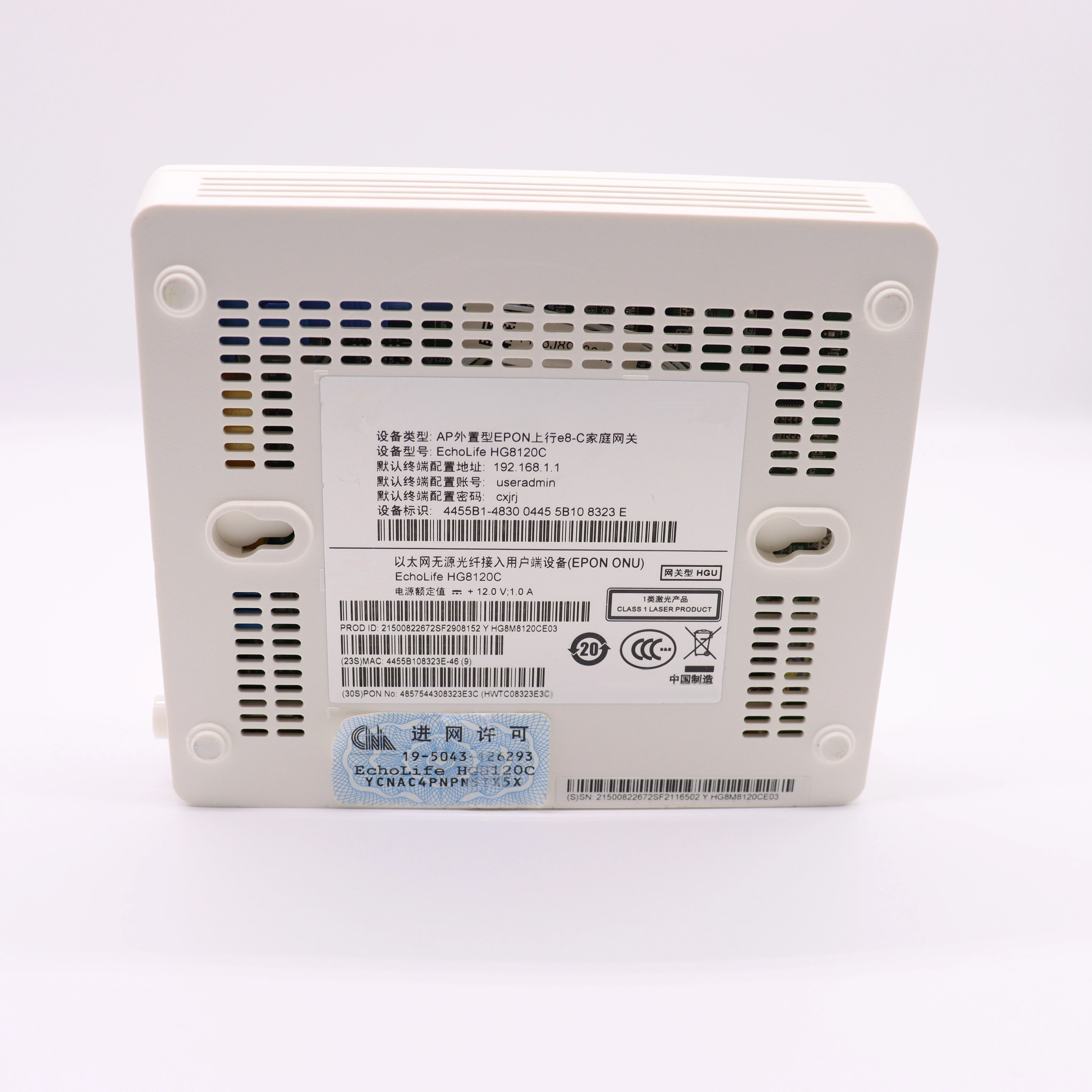 10 шт. HG8120C 2FE ONU Gpon Xpon Epon ONT ftth волоконно-оптический ont маршрутизатор olt без адаптера