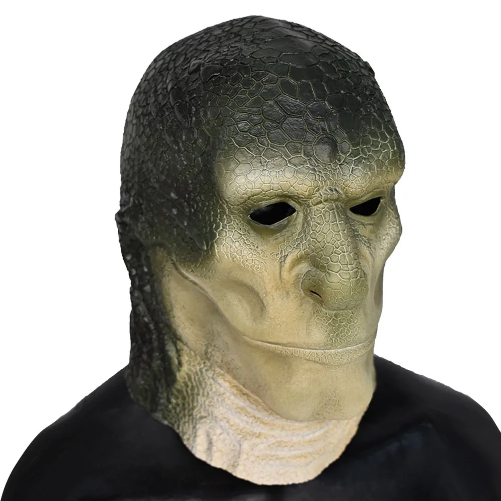 Alien Mask Вечерние Маски капитана Черной Пантеры Человека-паука супергероя клоуна Джима карри, латексные маски для взрослых - Цвет: Alien Mask